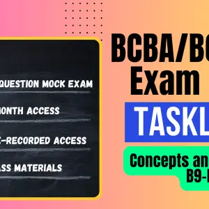 BCBA/BCaBA 5th Edition Tasklist B9-B15 Exam Prep