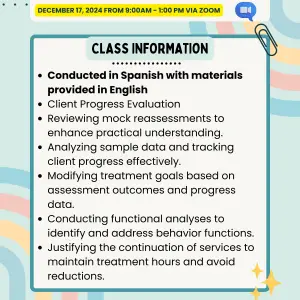 BCBA Reassessment Workshop